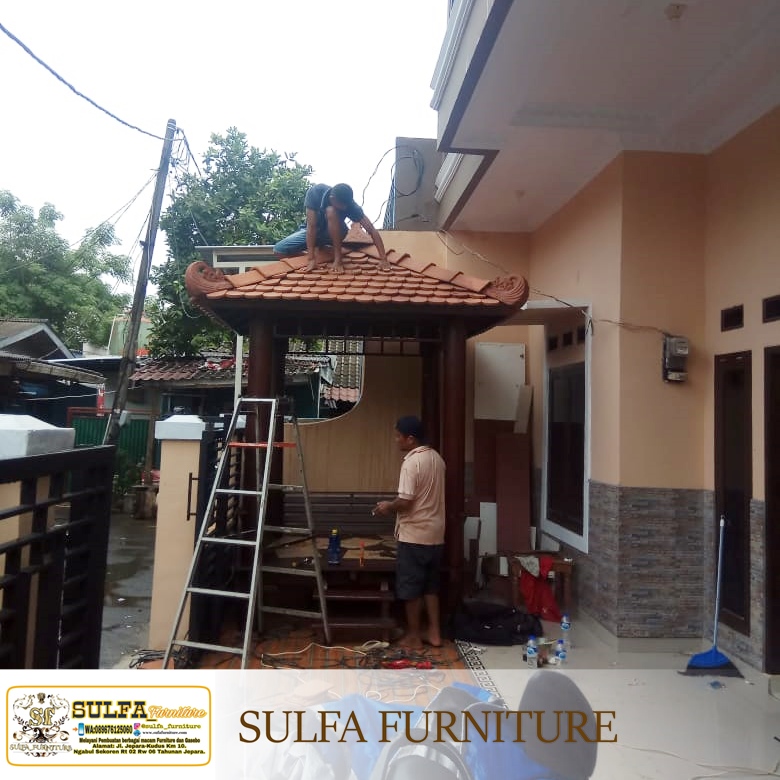 Gazebo Kayu Kelapa Bandung